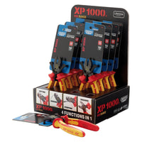 XP1000 Counter Top Display of VDE 160mm 4-in-1 Combination Cutters (10 Piece)