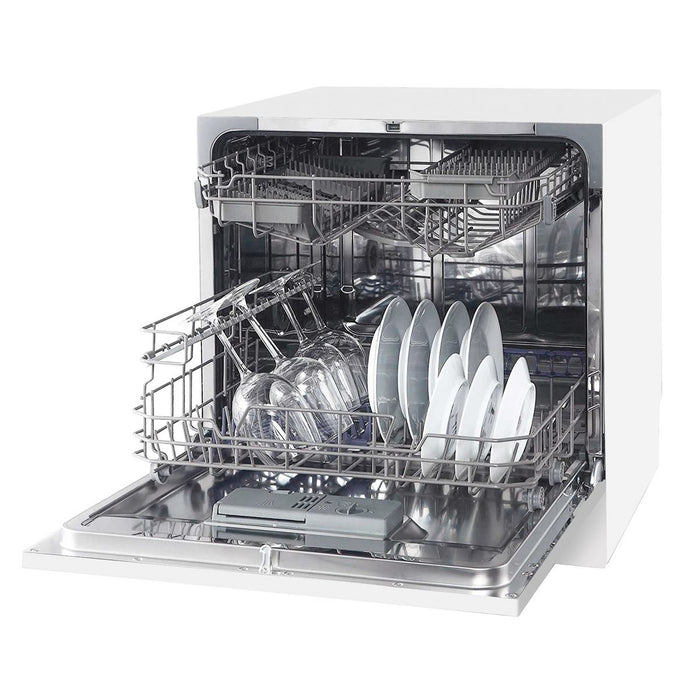 Baridi Tabletop Dishwasher 8 Place Settings 8L Capacity - White DH86 Baridi - Town Tools 