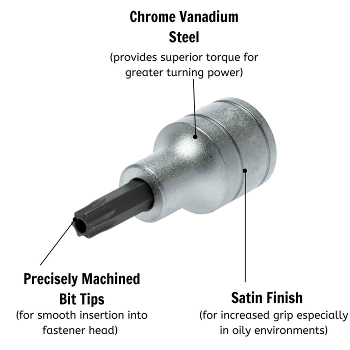 Teng Tools 1/2" TPX Bit Socket TPX30 Teng Tools - Town Tools 