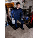 Portwest Polycotton Zip Coverall - Navy - Small (Regular) Portwest - Town Tools 