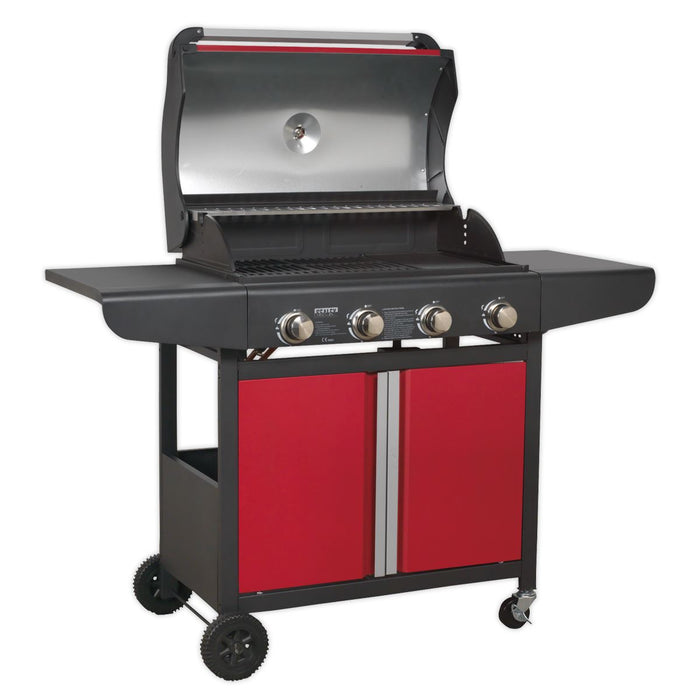 Sealey Gas BBQ 4 Burner BBQ10 Sealey - Town Tools 