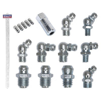 Sealey Clip Strip Deal - Grease Nipples & Connectors GNCSET