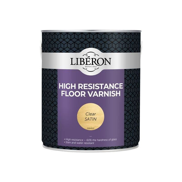 Liberon High Resistance Floor Varnish Clear Satin 2.5 litre Liberon - Town Tools