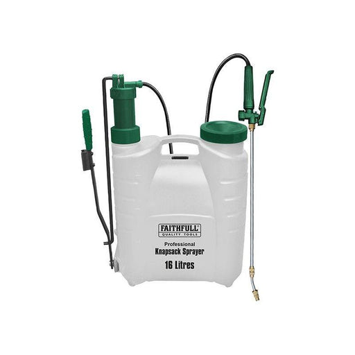 Faithfull Professional Knapsack Sprayer with Viton® Seals 16 litre Faithfull - Town Tools