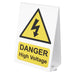 Sealey High Voltage Vehicle Warning Sign HVS1 Sealey - Town Tools 