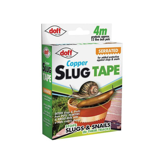 Doff Slug & Snail Adhesive Copper Tape 4m DOFF - Town Tools