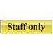 Scan Staff Only - Polished Brass Effect 200 x 50mm Scan - Town Tools