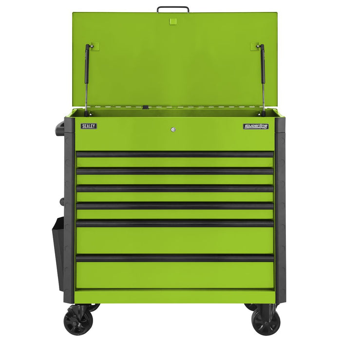 Superline Pro Tool Trolley 6 Drawer - Green AP366HV Superline Pro - Town Tools 