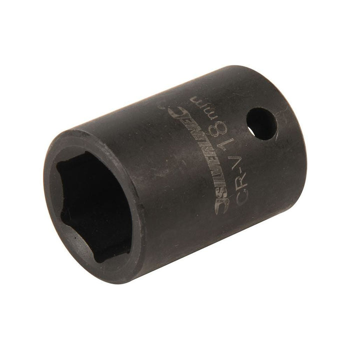 Silverline Impact Socket 1/2" Drive 6pt Metric 18mm