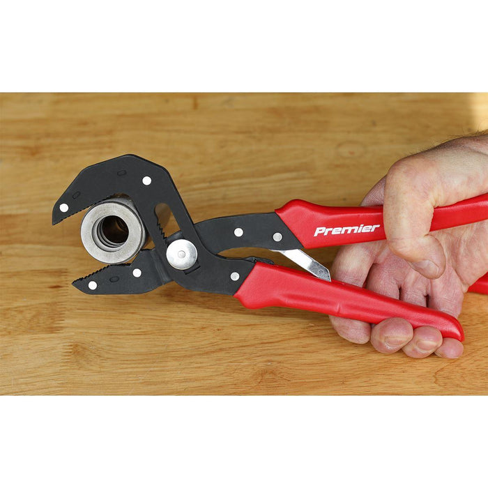 Sealey Pliers Multi-Grip Self-Adjusting 250mm AK8536 Sealey - Town Tools 