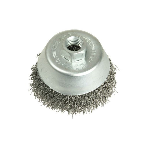 Lessmann Cup Brush 60mm M14, 0.35 Steel Wire Lessmann - Town Tools