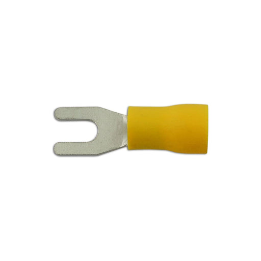 Connect Yellow Fork Terminal 4.0mm 100pc 30224 Tool Connection - Town Tools 