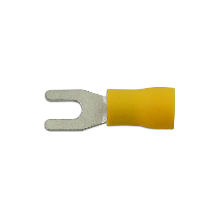 Connect Yellow Fork Terminal 4.0mm 100pc 30224 Tool Connection - Town Tools 