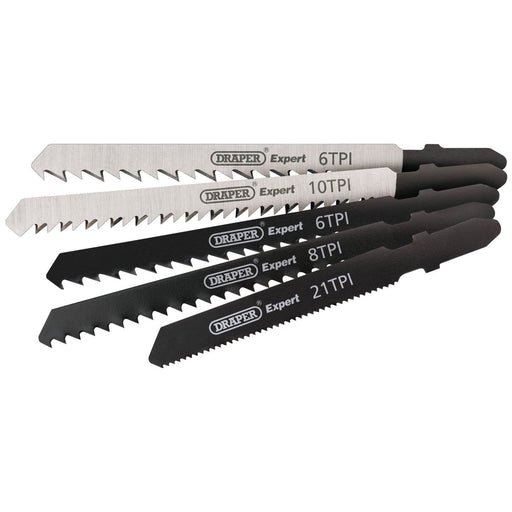 Draper Assorted Jigsaw Blade Set (5 Piece) 81734 Draper - Town Tools 