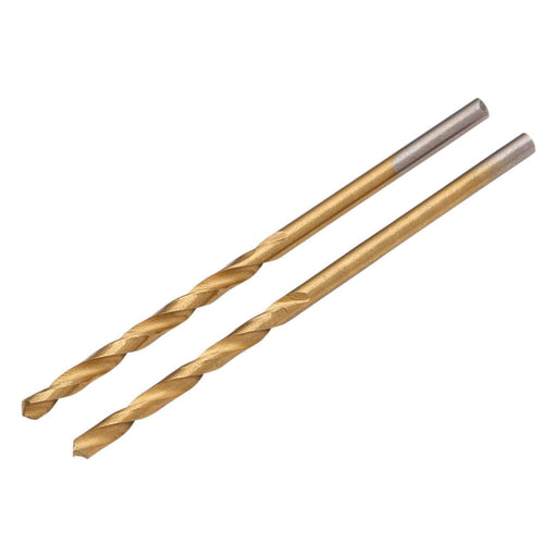 Draper HSS Titanium Nitride Coated Drill Bit, 1.0mm x 34mm (Pack of 2) Draper - Town Tools