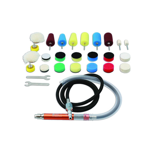 Power-Tec Pneumatic Detail Polishing Tool Kit 92559 Power-Tec - Town Tools 