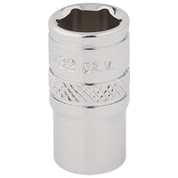 Draper HI-TORQ 6 Point Socket, 1/4" Sq. Dr., 11/32" 48671
