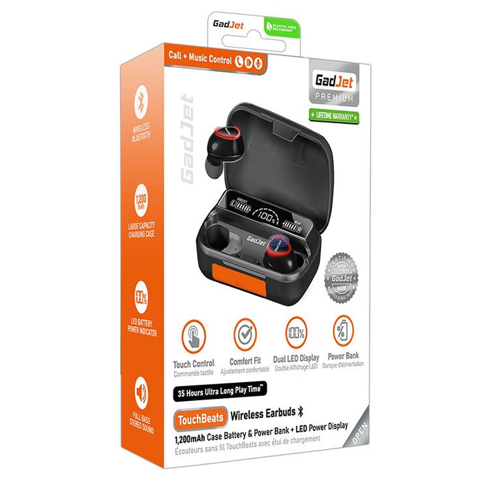 Ring AU25 Touch Beats Wireless Earbuds