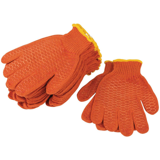 Draper Non-Slip Work Gloves, Extra Large (Pack of 10) 82750 Draper - Town Tools 