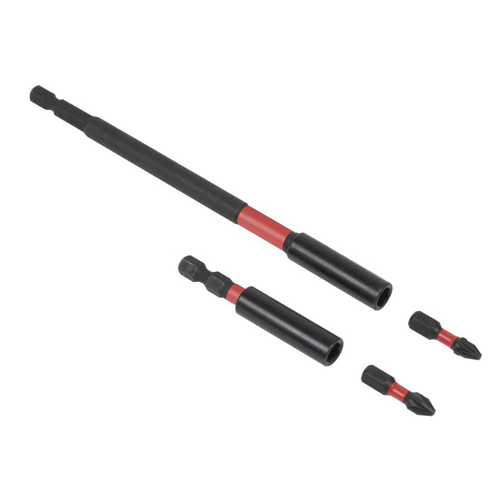 Sealey Premier Premier Impact Grade Power Tool Bit Holder Set 4pc AK8276 Sealey Premier - Town Tools 
