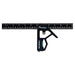 Faithfull Prestige Combination Square Black Aluminium 300mm (12in) Faithfull - Town Tools