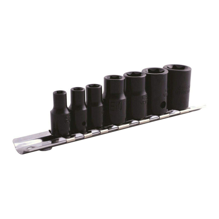 Laser Impact Star Socket Set 3/8"D, 1/4"D 7pc 0897 Laser - Town Tools 