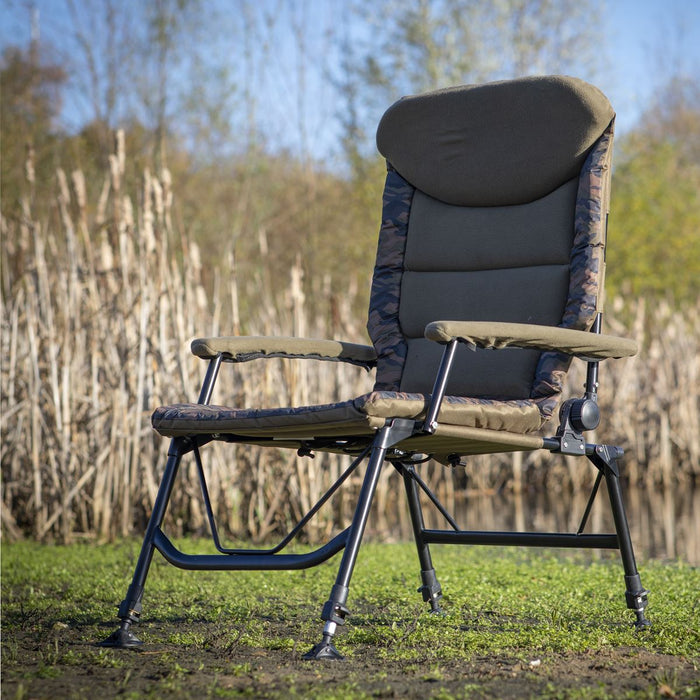 Dellonda Portable Reclining Chair with Armrests DL73