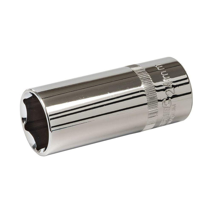 Silverline Deep Socket 1/2" Drive 6pt Metric 24mm Silverline - Town Tools 