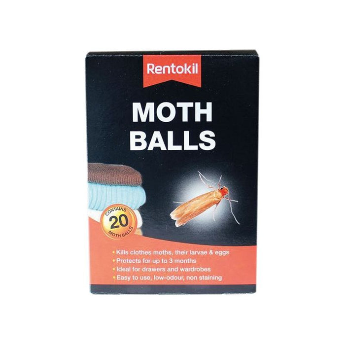 Rentokil Moth Balls (Pack 20) Rentokil - Town Tools