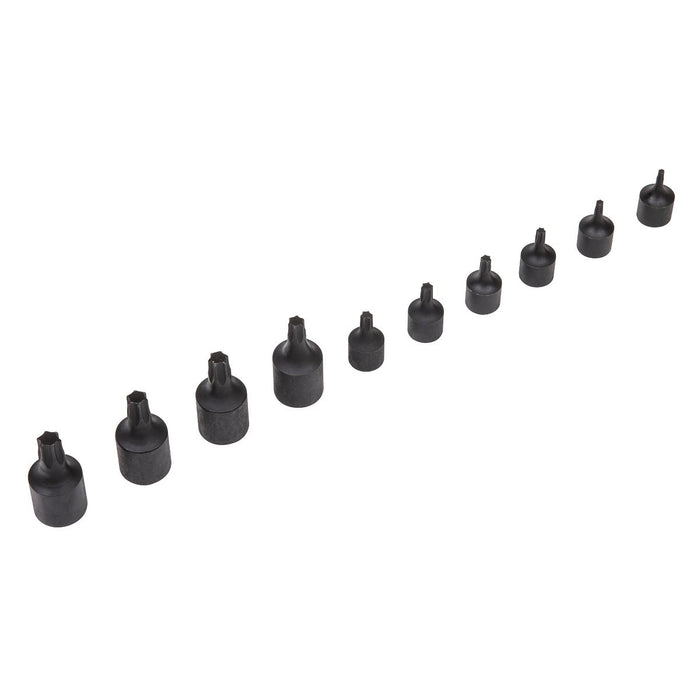Premier Low Profile TRX-Star* Impact Socket Bit Set 1/4" & 3/8"Sq Drive 10pc Sealey Premier - Town Tools 
