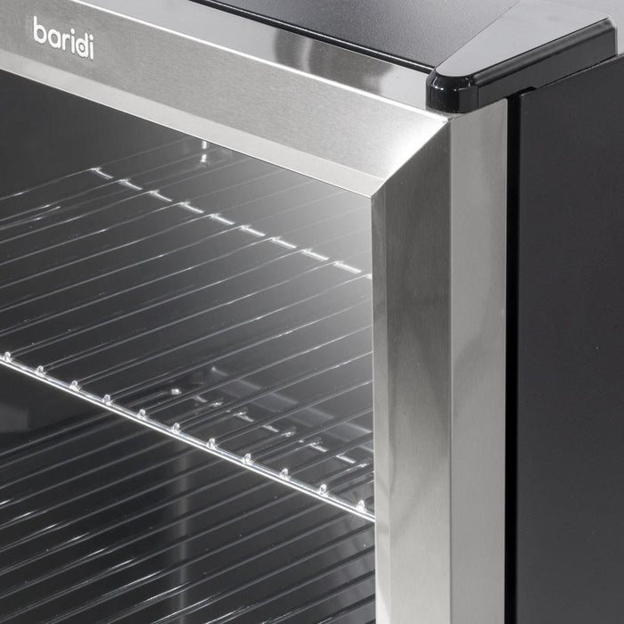 Baridi 85L Wine, Beer & Drinks Fridge with Thermostat - Stainless Steel Baridi - Town Tools