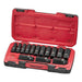 Teng Tools MECCA PRO 1/2" Deep Impact Socket Set DIN AF 18 Pieces Teng Tools - Town Tools 