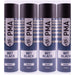 4x PMA Professional Matt Black 500ml Spray Paint High Coverage PMA - Town Tools 