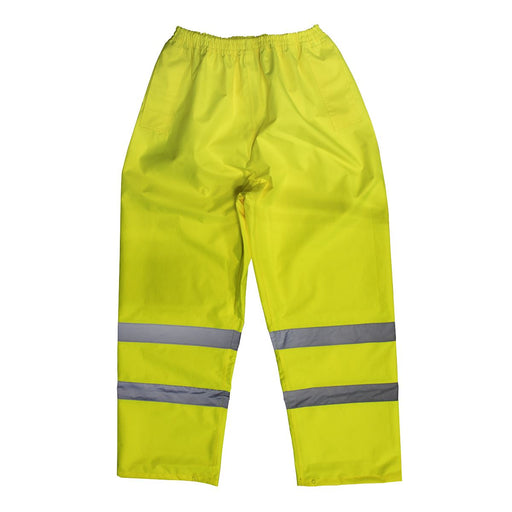 Worksafe Worksafe Hi-Vis Yellow Waterproof Trousers - X-Large 807XL Worksafe - Town Tools 