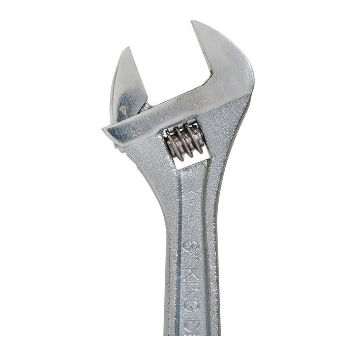 King Dick Adjustable Wrench Chrome 6" King Dick - Town Tools 