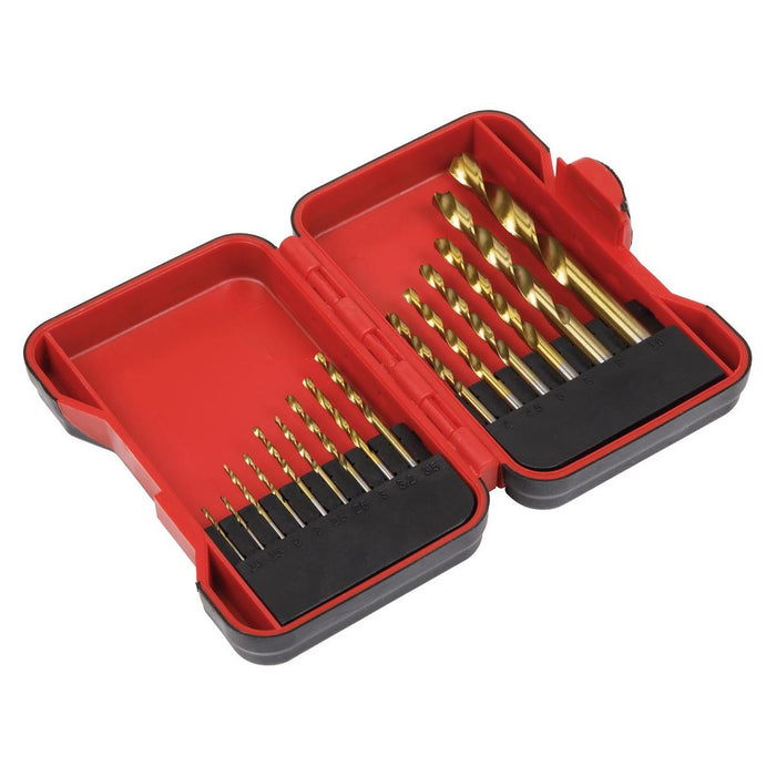 Sealey HSS Drill Bit Set 15pc AK3715HSS Sealey - Town Tools 
