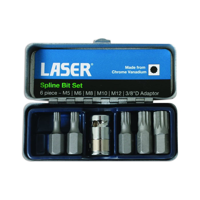 Laser Spline Bit Set 6pc 0592 Laser - Town Tools 