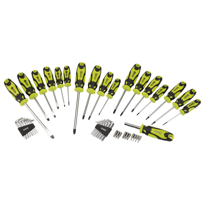 Draper Screwdriver, Hex Key and Bit Set, Green (44 Piece) 78619 Draper - Town Tools 