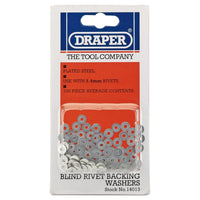 Draper Rivet Backing Washers, 2.4mm (100 Piece) 14013