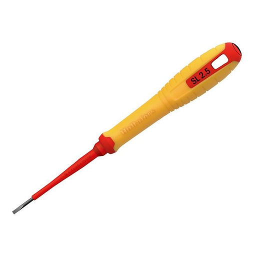 Hultafors VDE Slotted Screwdriver 2.5 x 75mm Hultafors - Town Tools