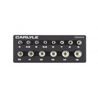 Carlyle Tools 14Pc 1/4 Drive 6 Point Socket Set 4mm  To 15mm