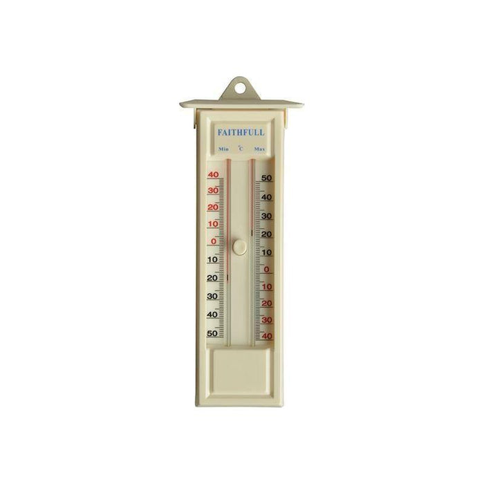 Faithfull Thermometer Press Button Max-Min Faithfull - Town Tools