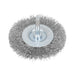 Bluespot Tools Flat Steel Wire Wheel Brush 75mm x 6mm Arbor BlueSpot Tools - Town Tools