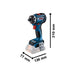 Bosch GSR 18V-90 FC Pro FlexiClick Drill Driver + 3 Attachments in Case 18V Bare Unit Bosch - Town Tools
