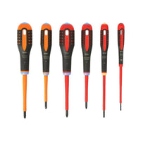 Bahco BE-9884S ERGO™ VDE Insulated Screwdriver Set, 6 Piece