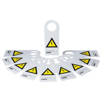 Laser Hybrid/EV Warning Sign 10pc 8049