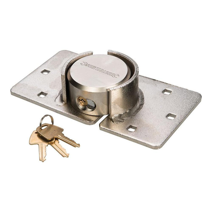 Silverline Heavy Duty Van Lock & Hasp 73mm Silverline - Town Tools 