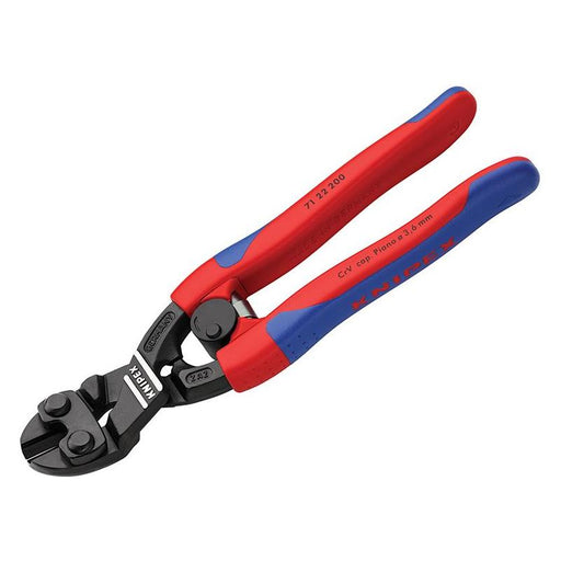 Knipex CoBolt® Compact Bolt Cutters 20° Head Multi-Component Grip 200mm Knipex - Town Tools