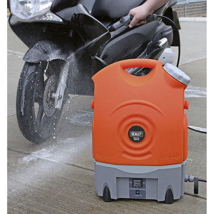 Sealey Pressure Washer 12V Rechargeable PW1712 Sealey - Town Tools 