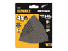 DeWALT Power Tools EXTREME Mesh Detail Sander Sheet 93 x 93mm 240G (Pack 5) DeWALT Power Tools - Town Tools
